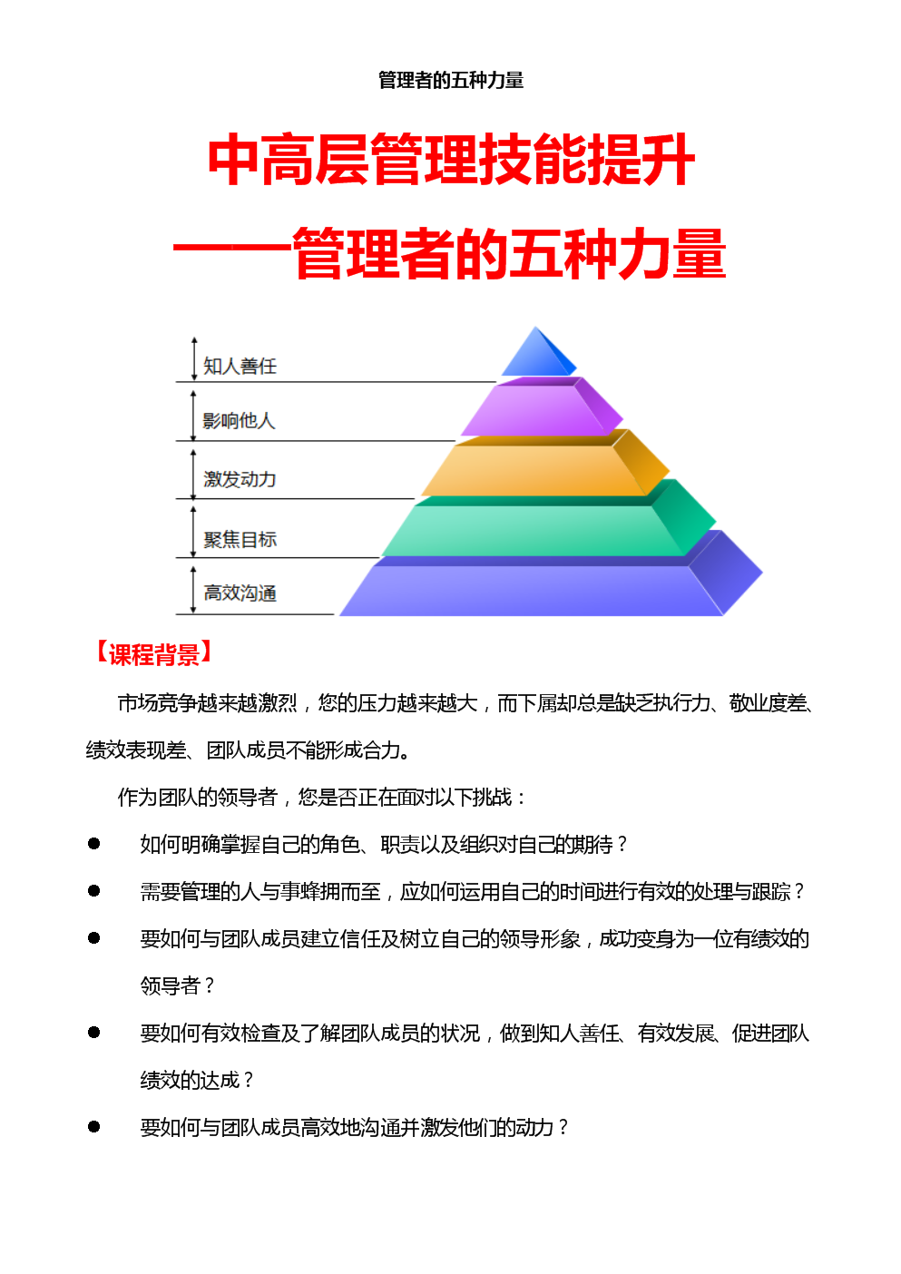 职场技能：领导力的培养与发展_领导力的培养和发展,是一种行为的改变