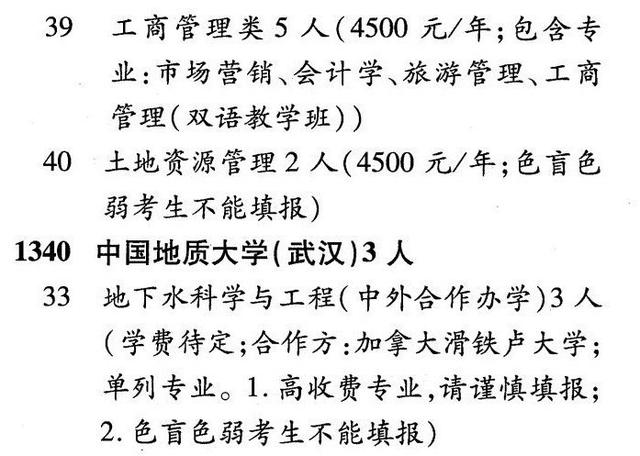 中国地质大学地质学专业志愿填报要点_中国地质大学地质工程方向