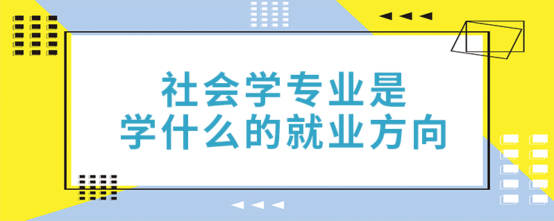 社会学专业毕业前景与社会政策分析_社会学专业毕业后干什么工作的