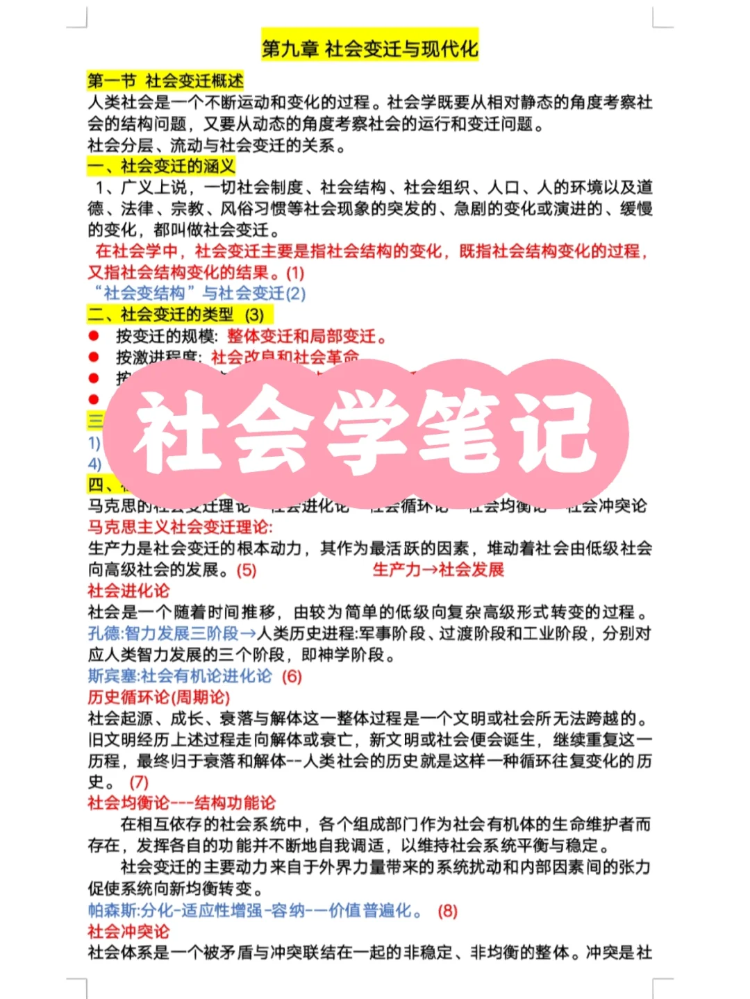 社会学：社会变迁与社会发展课程_社会学概论名词解释社会变迁