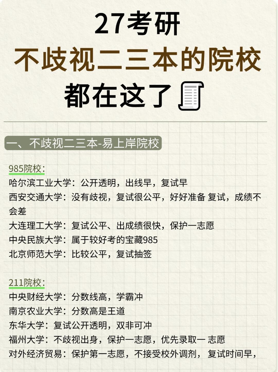 打算未来考研，本科院校挑选侧重点_考研对本科专业有要求吗